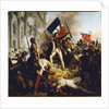 Battle outside the Hôtel de Ville, 28 July 1830 by Anonymous