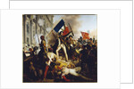 Battle outside the Hôtel de Ville, 28 July 1830 by Anonymous
