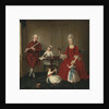 Portrait of Mr. And Mrs. James Blew And Their Three Children In An Elegant Interior by Anonymous