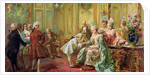 The presentation of the young Mozart to Mme de Pompadour at Versailles in 1763 by Anonymous