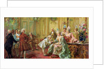 The presentation of the young Mozart to Mme de Pompadour at Versailles in 1763 by Anonymous
