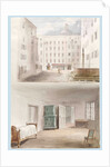 Two views of Mozarts Birthplace by Anonymous