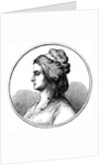 Portrait of Aloysia Lange, née Weber by Anonymous