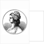Portrait of Aloysia Lange, née Weber by Anonymous