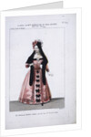 Costume design for the opera Don Juan by Wolfgang Amadeus Mozart by Anonymous