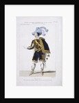 Costume design for the opera Don Juan by Wolfgang Amadeus Mozart by Anonymous