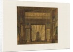 Set design for opera Les Mystères dIsis by Wolfgang Amadeus Mozart by Anonymous