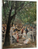 Munich beer garden by Anonymous