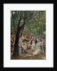 Munich beer garden by Anonymous