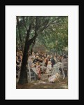 Munich beer garden by Anonymous