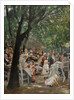 Munich beer garden by Anonymous