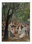 Munich beer garden by Anonymous