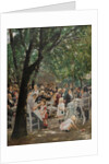 Munich beer garden by Anonymous