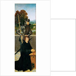 Saint George and Donor (Winged Altar, Left Panel) by Anonymous