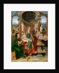 The Madonna and Child with Saint Joseph (Winged Altar, central panel) by Anonymous