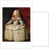 Portrait of the Infanta Margaret Theresa in a white Dress by Anonymous