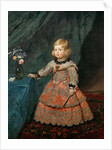 Portrait of the Infanta Margaret Theresa in a pink Dress by Anonymous