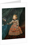 Portrait of the Infanta Margaret Theresa in a pink Dress by Anonymous