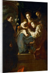 The Mystical Marriage of Saint Catherine with Saints Dominic and Peter Martyr by Anonymous
