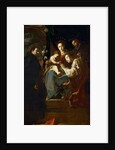 The Mystical Marriage of Saint Catherine with Saints Dominic and Peter Martyr by Anonymous