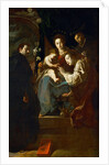 The Mystical Marriage of Saint Catherine with Saints Dominic and Peter Martyr by Anonymous
