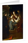 The Mystical Marriage of Saint Catherine with Saints Dominic and Peter Martyr by Anonymous