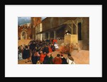 Saint Dominic preaching in Recanati by Anonymous