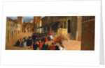 Saint Dominic preaching in Recanati by Anonymous
