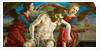 The body of Christ, surrounded by angels by Anonymous