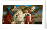 The body of Christ, surrounded by angels by Anonymous