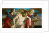 The body of Christ, surrounded by angels by Anonymous