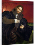 Portrait of a Man with a golden animal claw (Leonino Brembate) by Anonymous