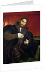 Portrait of a Man with a golden animal claw (Leonino Brembate) by Anonymous
