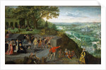 Emperor Rudolf II during a drinking cure by Anonymous