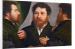 Portrait of a Goldsmith in Three Positions by Anonymous