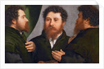 Portrait of a Goldsmith in Three Positions by Anonymous