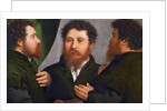 Portrait of a Goldsmith in Three Positions by Anonymous