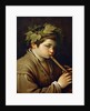 Boy playing the Flute by Anonymous