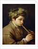 Boy playing the Flute by Anonymous