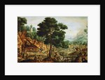 Flemish village life by Anonymous