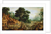 Flemish village life by Anonymous