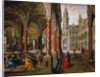Palace with musicians by Anonymous