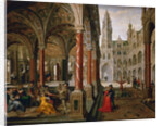 Palace with musicians by Anonymous