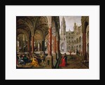 Palace with musicians by Anonymous