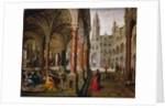 Palace with musicians by Anonymous