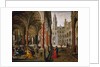 Palace with musicians by Anonymous