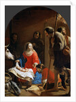 The Adoration of the Shepherds with Saint Francis of Assisi by Anonymous