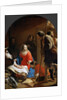 The Adoration of the Shepherds with Saint Francis of Assisi by Anonymous