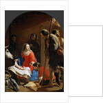 The Adoration of the Shepherds with Saint Francis of Assisi by Anonymous