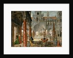 Palace with distinguished visitors by Anonymous